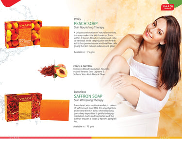 Vaadi Herbals Luxurious Saffron Shower Gel, 300g (Pack of 2)